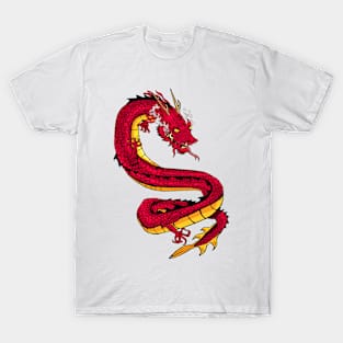 Red Chinese Dragon T-Shirt